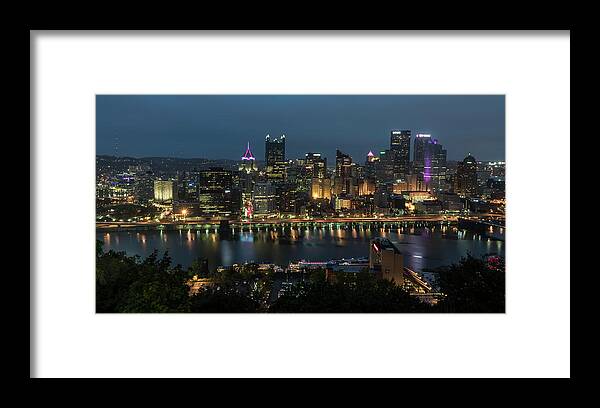 Cityscapes Framed Print featuring the photograph Monongahela View 0508 by Ginger Stein