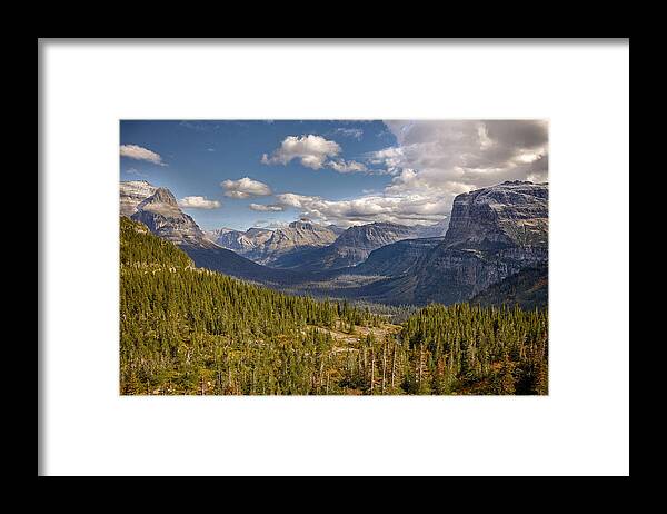 Wyoming Framed Print featuring the painting Montana by Michael J Samuels