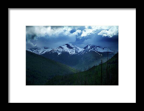 Mountains Framed Print featuring the photograph Montana Mountain Vista #2 by David Chasey