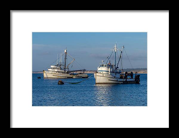 Monterey Framed Print featuring the photograph Monterey Fishing Boats by Derek Dean