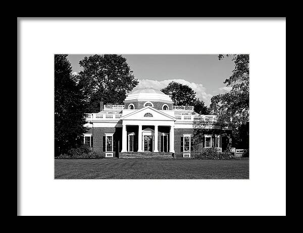 Monticello Framed Print featuring the photograph Monticello by Mountain Dreams