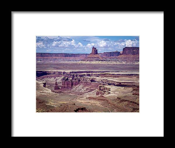 Utah Framed Print featuring the photograph Monument Basin, Canyonlands by Gary Shepard