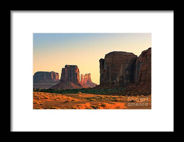 Usa Framed Print featuring the photograph Monument Valley by Henk Meijer Photography