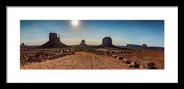 Monument Valley Framed Print featuring the photograph Monument Valley by Phil Abrams