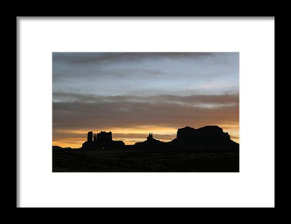 New Mexico Framed Print featuring the photograph Monument Valley by Samantha Burrow