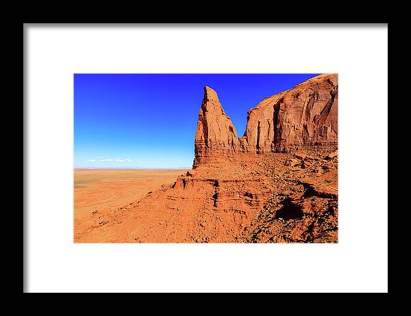 Monument Valley Framed Print featuring the photograph Monument Valley Utah by Raul Rodriguez