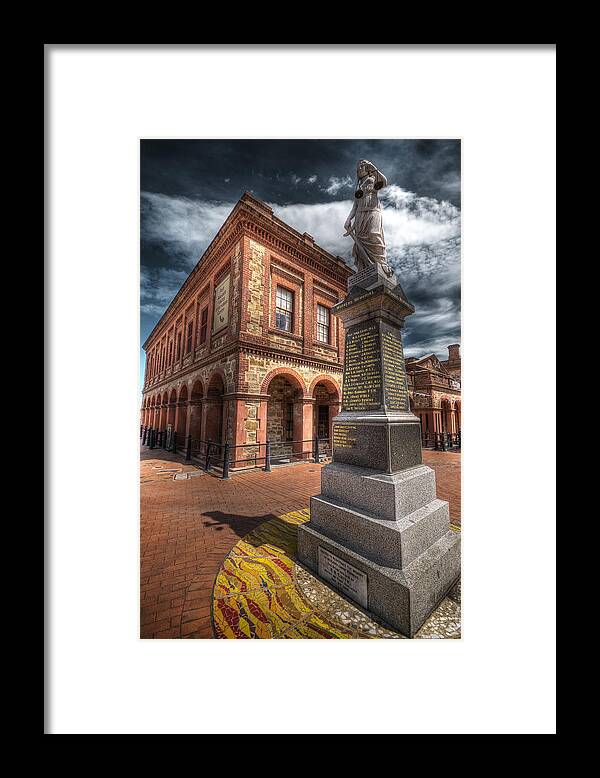 Architecture Framed Print featuring the photograph Monumental by Wayne Sherriff