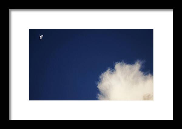 Florida Framed Print featuring the photograph Moon Clouds 2 Delray Beach by Lawrence S Richardson Jr
