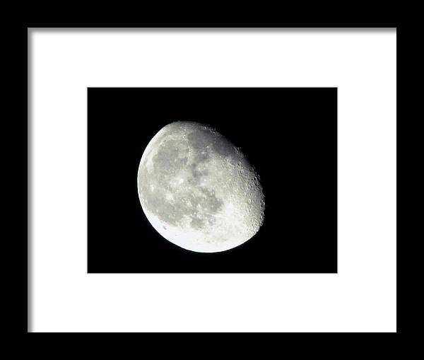 Moon Framed Print featuring the photograph Moon by Denise Keegan Frawley