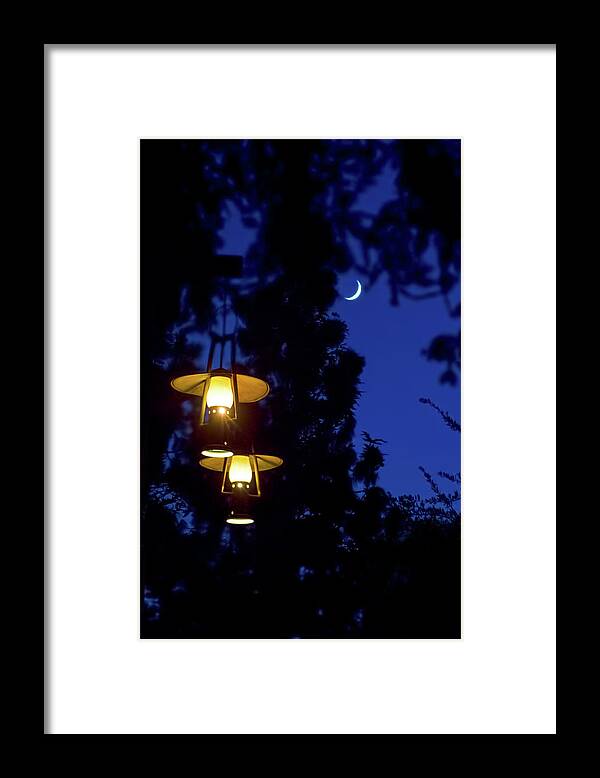 Magic Kingdom Framed Print featuring the photograph Moon Lanterns by Mark Andrew Thomas