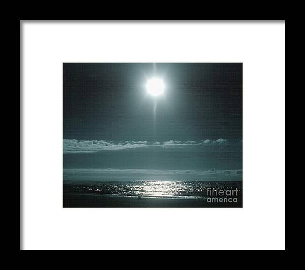 Moon Framed Print featuring the photograph Moon Rise by Charles Robinson