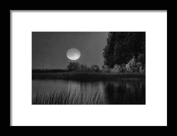 Fine Art Framed Print featuring the photograph Moon Shadow by David Heilman