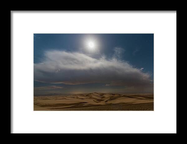 California Framed Print featuring the photograph Moon Sparkle by TM Schultze