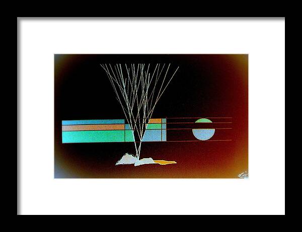 Moonlight Framed Print featuring the painting Moonlight Memories by Bill OConnor