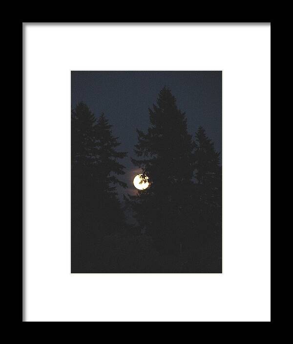 Full Moon Framed Print featuring the photograph Moonrise by Shirley Heyn