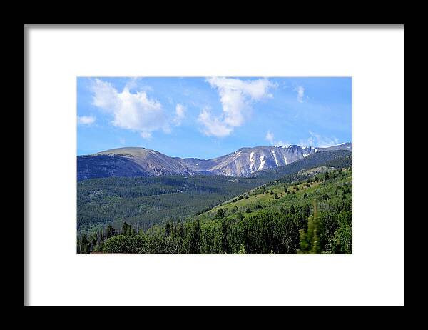 Landscape Framed Print featuring the photograph More Montana Mountains by Michelle Hoffmann