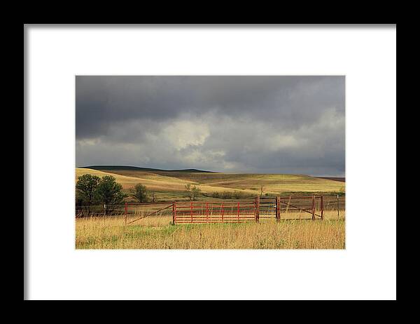 Ks Framed Print featuring the photograph Morning at the Tallgrass Prairie by Christopher McKenzie