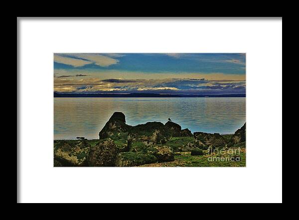 Seahurst State Park Framed Print featuring the photograph Morning Beach Walk by Craig Wood