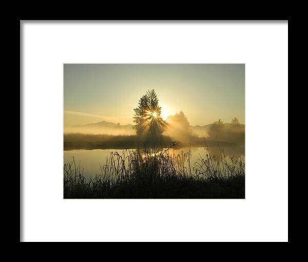 Sunrise Framed Print featuring the photograph Morning Bliss by Gallery Of Hope 