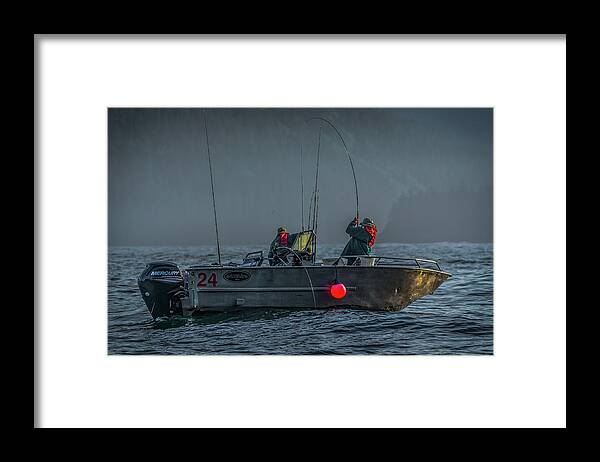 Fishing Framed Print featuring the photograph Morning Catch by Jason Brooks