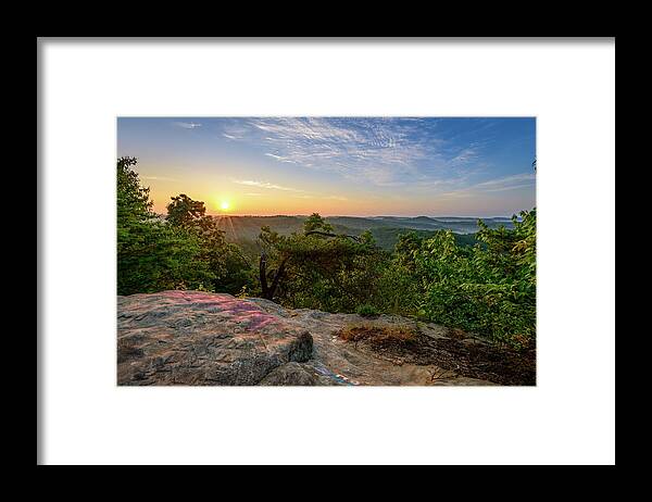 Kentucky Framed Print featuring the photograph Morning Colors by Michael Scott