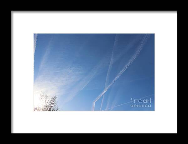 Sky Framed Print featuring the photograph Morning Flights by Karen Adams