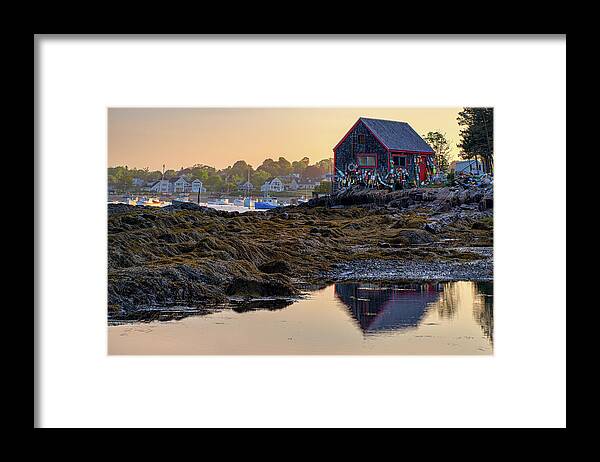 Mackerel Cove Framed Print featuring the photograph Morning in Mackerel Cove by Rick Berk