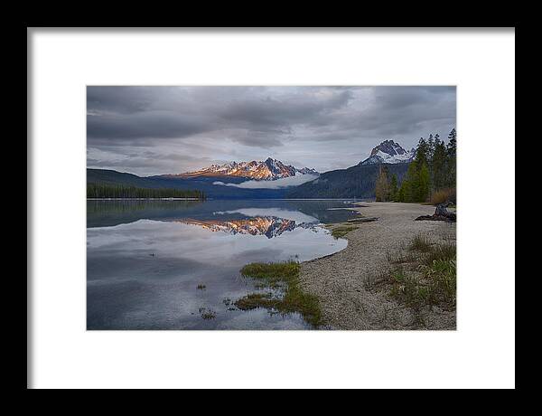 Nature Framed Print featuring the photograph Morning Kiss by Idaho Scenic Images Linda Lantzy