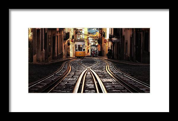 Lisbon Framed Print featuring the photograph Morning Light by Jorge Maia