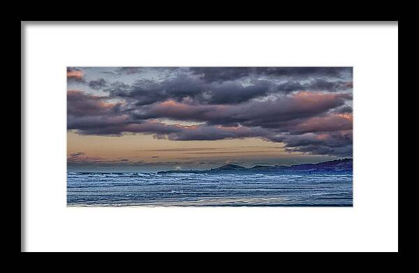 Nye Beach Framed Print featuring the photograph Morning Lights by Bill Posner