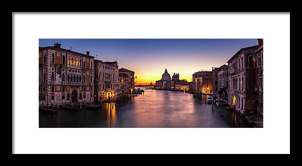 Venice Framed Print featuring the photograph Morning over Venice by Andrew Soundarajan