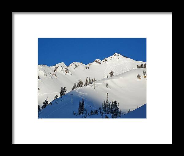 Ski Framed Print featuring the photograph Morning Pow Wow by Michael Cuozzo