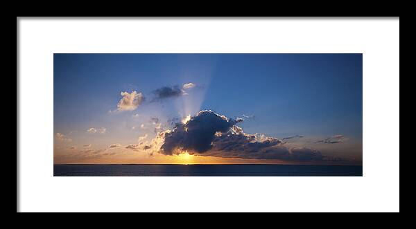Sunrise Framed Print featuring the photograph Morning Rays by Ryan Heffron