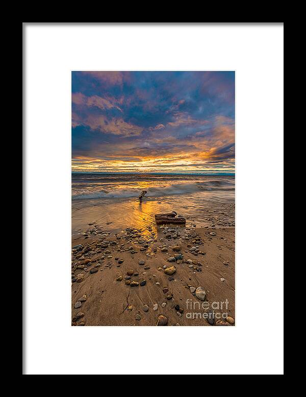 Beach Framed Print featuring the photograph Morning Rush by Andrew Slater
