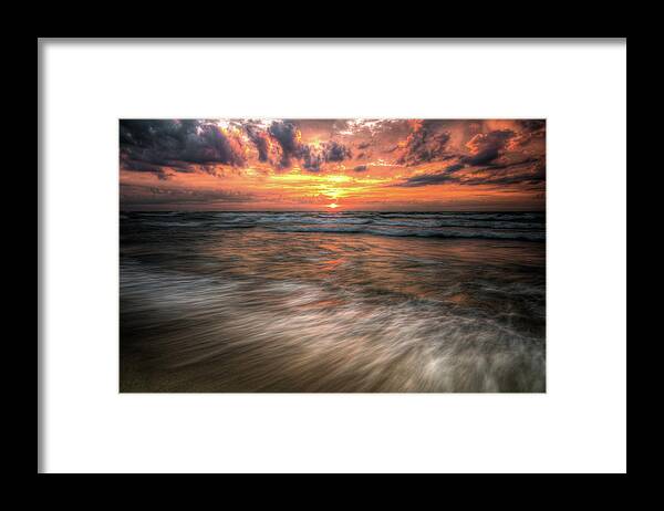 Sunrise Framed Print featuring the photograph Morning Rush by Brad Bellisle
