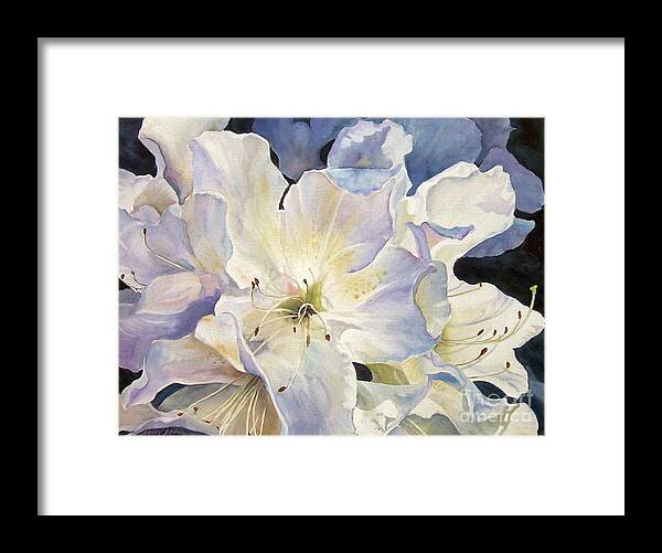 Watercolor Framed Print featuring the painting Morning Shadows  SOLD PRINTS AVAILABLE by Sandy Brindle
