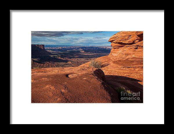 Utah Framed Print featuring the photograph Morning Shadows by Jim Garrison