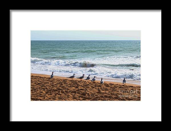 Beach Framed Print featuring the photograph Morning Surf Portugal by Eddie Barron