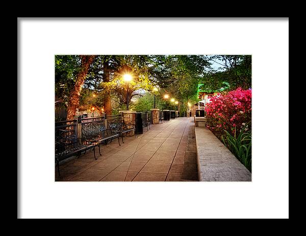 Gatlinburg Framed Print featuring the photograph Morning Walk In Gatlinburg Tennessee by Greg and Chrystal Mimbs