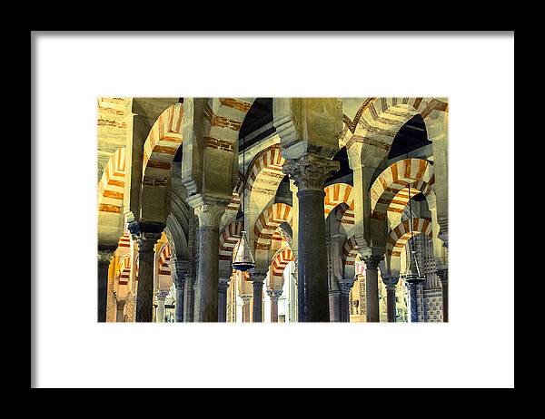 Cordoba Framed Print featuring the photograph Mosque Cathedral of Cordoba 2 by AM FineArtPrints
