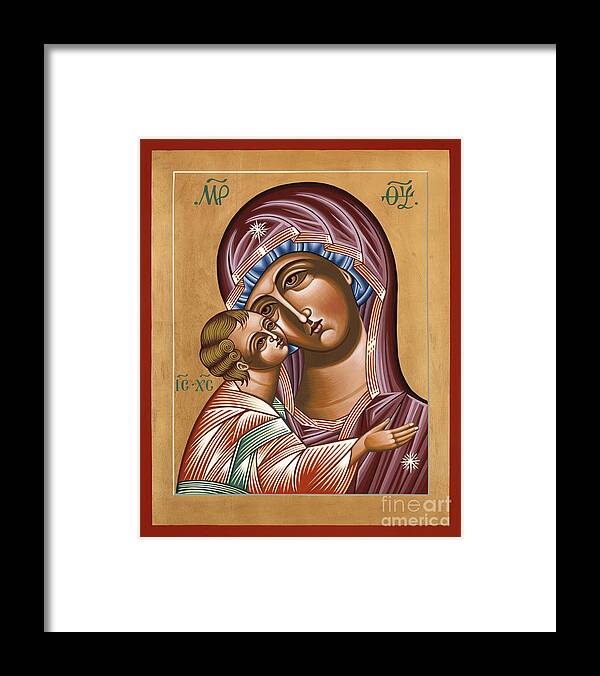 Mother Of God St Igor Icon Framed Print featuring the painting Mother of God St Igor Icon 121 by William Hart McNichols