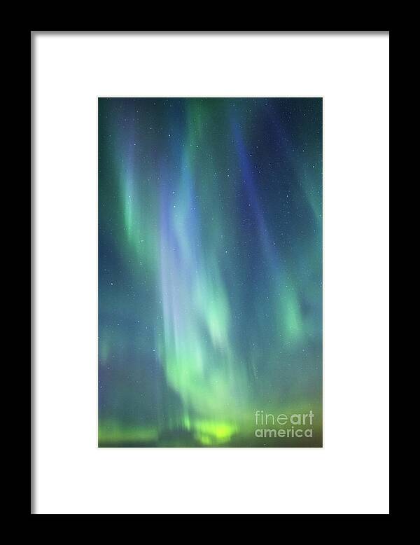 Aurora Borealis Framed Print featuring the photograph Mother's Day #2 by Lori Dobbs