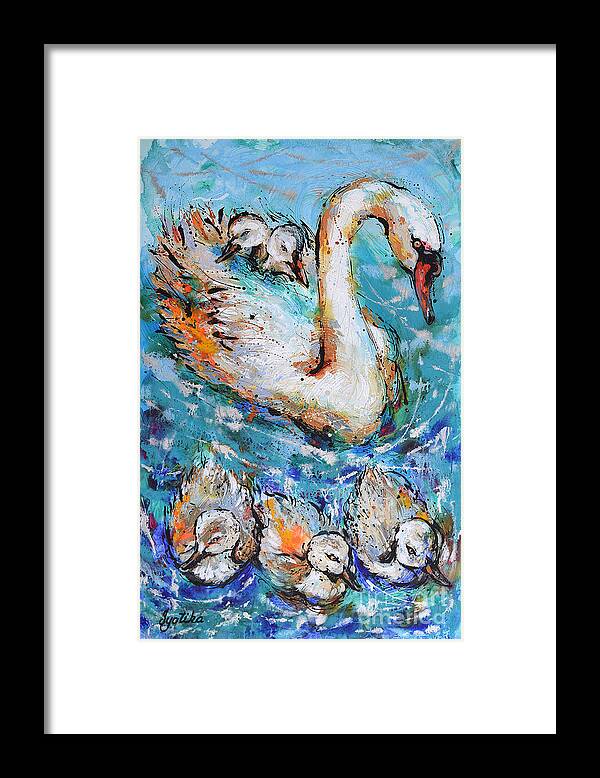  Framed Print featuring the painting Mothers Pride by Jyotika Shroff