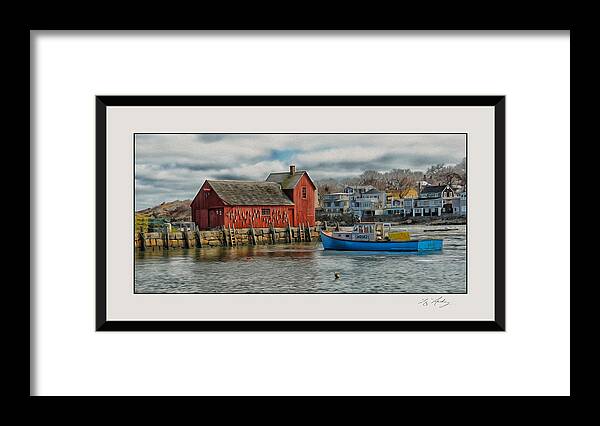 Motif #1 Framed Print featuring the photograph Motif #1 Watches Over The Amie V3 by Liz Mackney