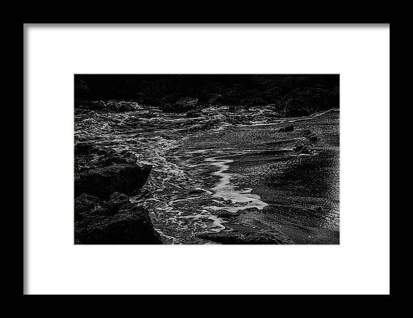 Movement Framed Print featuring the photograph Motion in Black and White by Nicole Lloyd