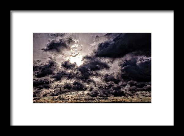 Sky Framed Print featuring the photograph Motley Sky by Irwin Barrett
