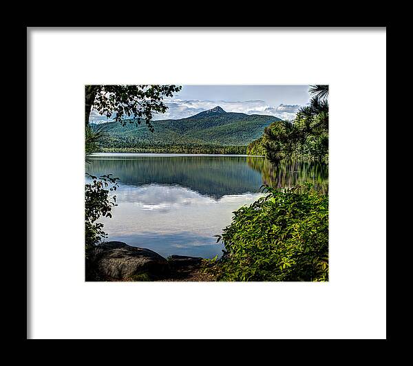 Stamp Treks Framed Print featuring the photograph Mount Chocorua by David Thompsen