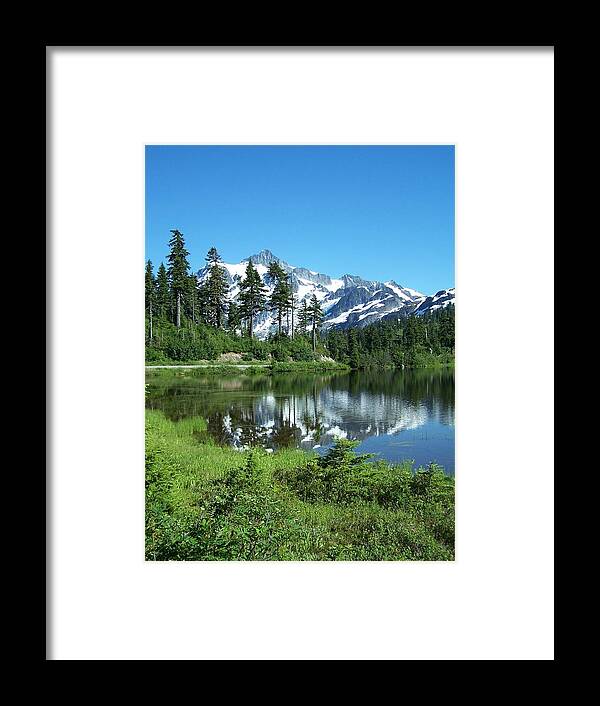 Mount Shuksan Framed Print featuring the photograph Mount Shuksan by Gene Ritchhart