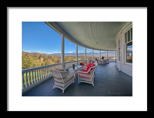 Bretton Woods Framed Print featuring the photograph Mount Washinton Hotel 6004 by Dan Beauvais