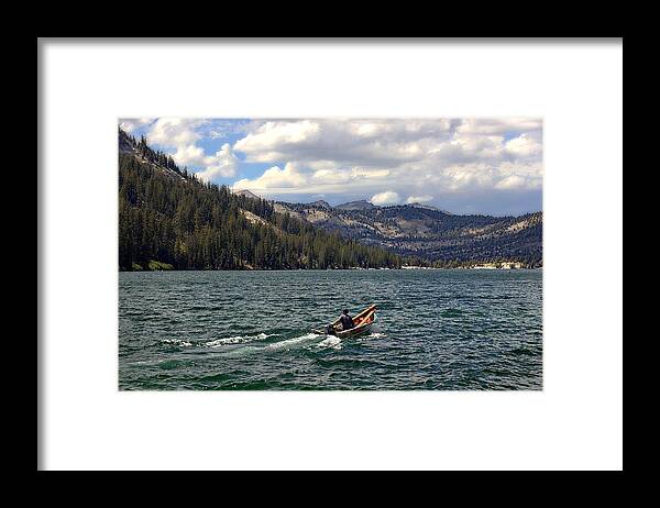Water Framed Print featuring the photograph Mountain Lake by Gary King